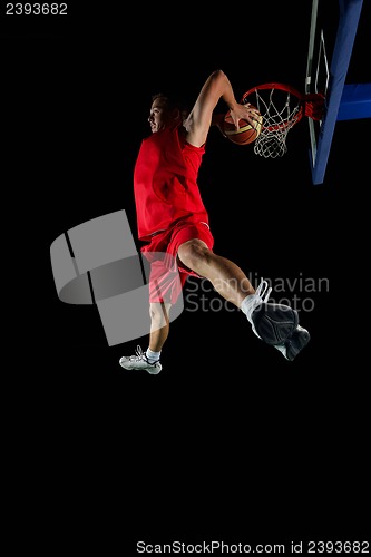 Image of basketball player in action