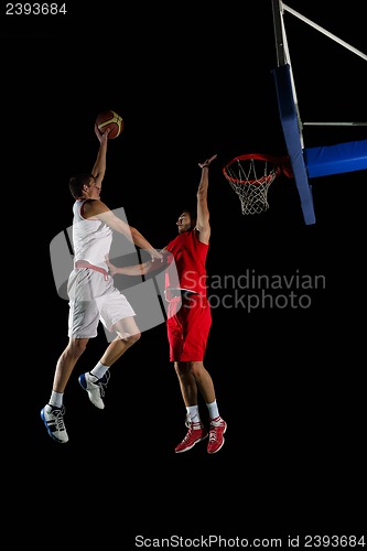 Image of basketball player in action