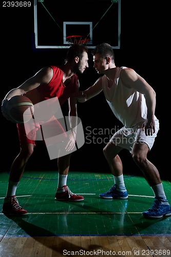Image of basketball player in action