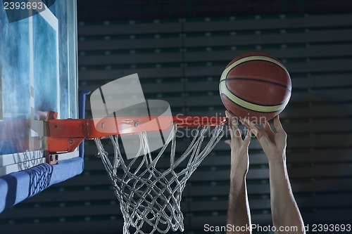 Image of basketball player in action
