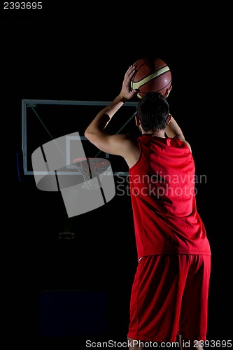 Image of basketball player in action