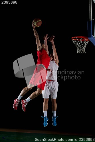 Image of basketball player in action