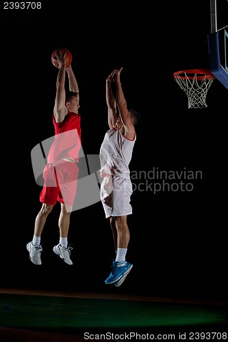 Image of basketball player in action