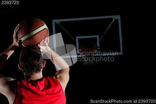 Image of basketball player in action