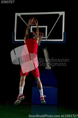 Image of basketball player in action