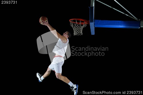 Image of basketball player in action