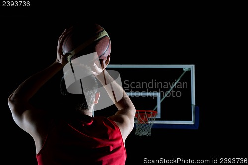 Image of basketball player in action