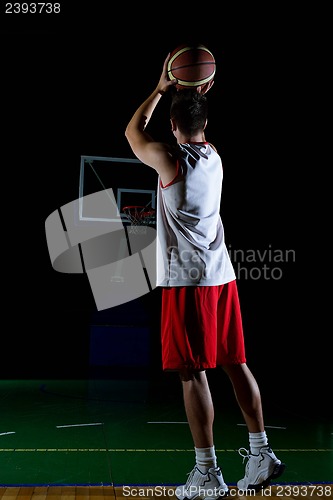 Image of basketball player in action