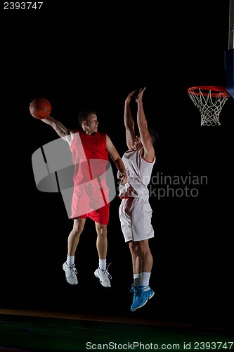 Image of basketball player in action