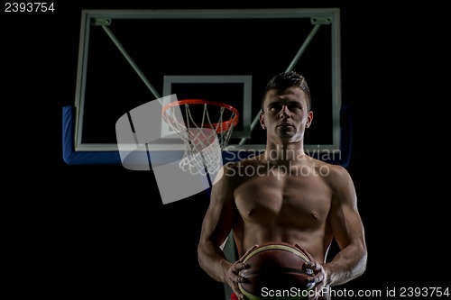 Image of Basketball player portrait