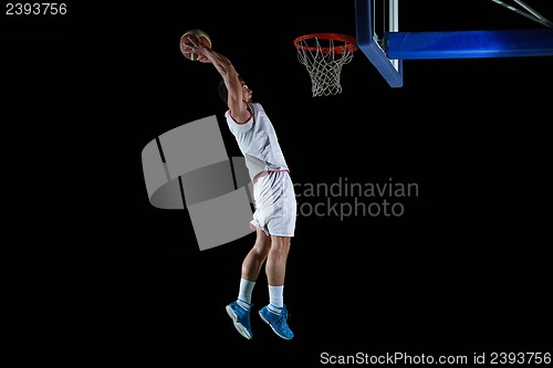 Image of basketball player in action