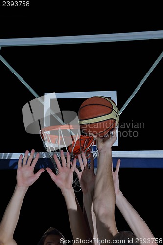 Image of basketball player in action