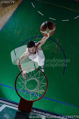 Image of basketball player in action