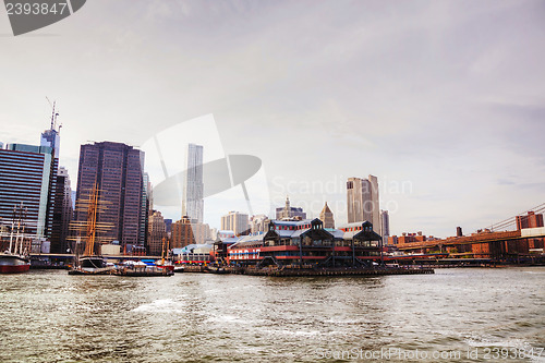 Image of New York City cityscape panorama