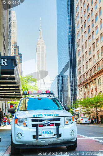 Image of New York City Police Department (NYPD) patrol car