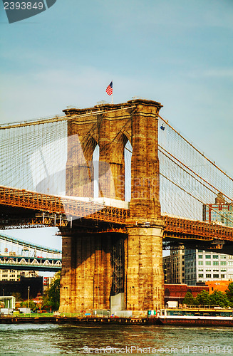 Image of Brooklyn bridge in New York City