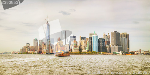 Image of New York City cityscape panorama