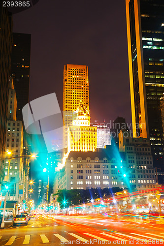 Image of New York City in the night