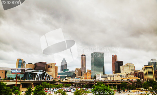 Image of Philips Arena and CNN Center in Atlanta