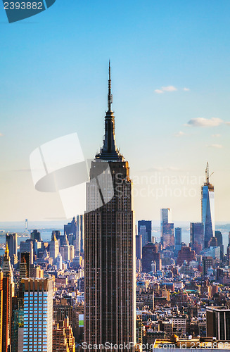 Image of New York City cityscape with Empire State building