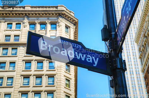 Image of Broadway sign