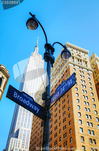 Image of Broadway sign