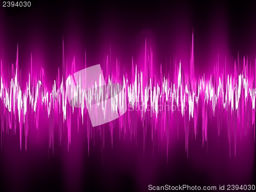 Image of Abstract purple waveform. EPS 8