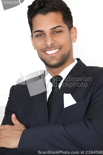 Image of Handsome confident man with a lovely smile