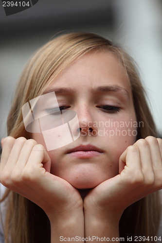 Image of Cross young teenager