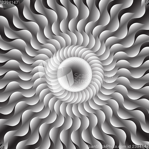 Image of Retro Radial light and ground Background