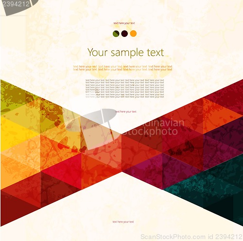 Image of Colorful abstract geometric background