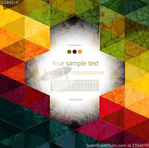 Image of Colorful abstract geometric background