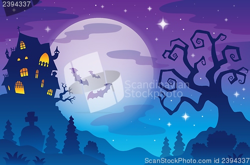 Image of Halloween topic background 1