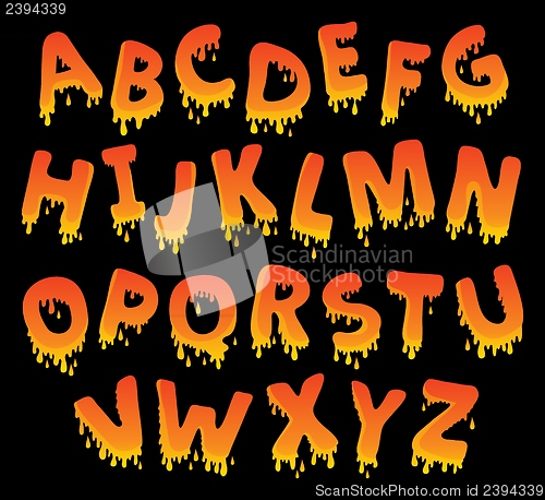 Image of Image with alphabet theme 8