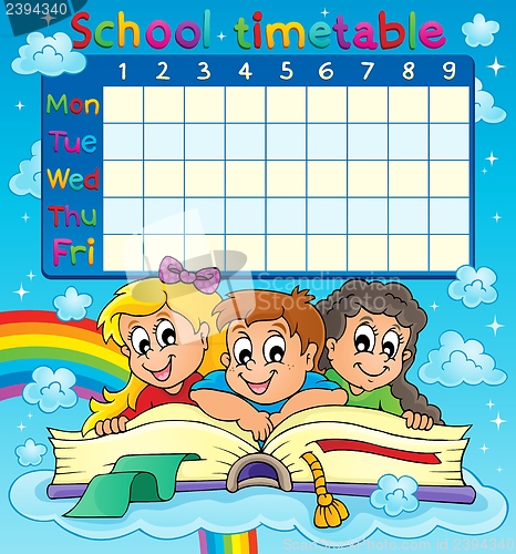 Image of School timetable thematic image 7