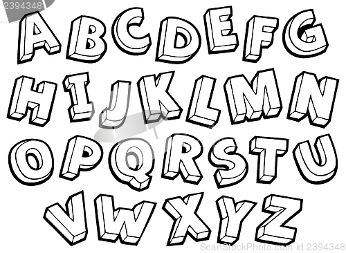 Image of Image with alphabet theme 4