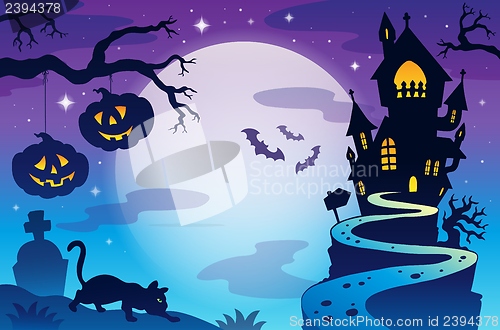 Image of Halloween topic background 3