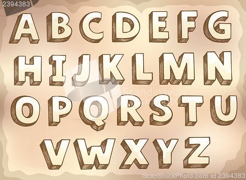 Image of Image with alphabet theme 7