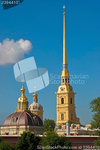 Image of Cathedral bell tower and the dome.