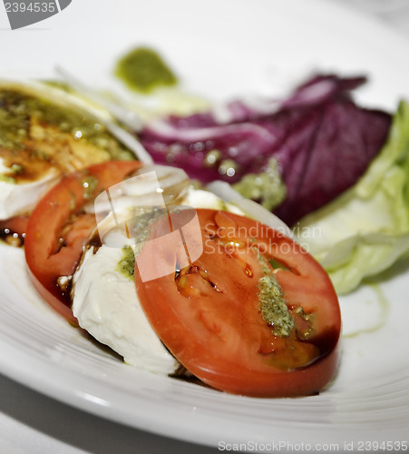 Image of Salad With Mozzarella And Tomatoes