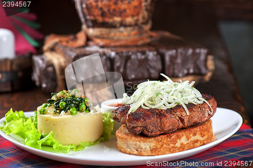 Image of Gourmet steak meat