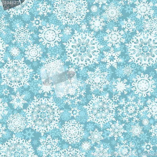 Image of Christmas seamless pattern snowflake. EPS 10