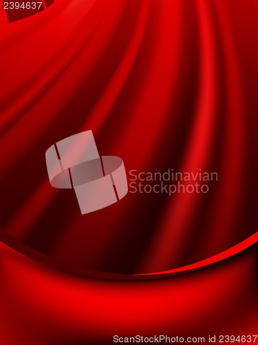 Image of Red curtain fade to dark card. EPS 10