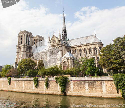 Image of PARIS, JULY 28: Cathedral Notre Dame de Paris on July 28, 2013. 