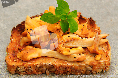 Image of Chanterelles on toast