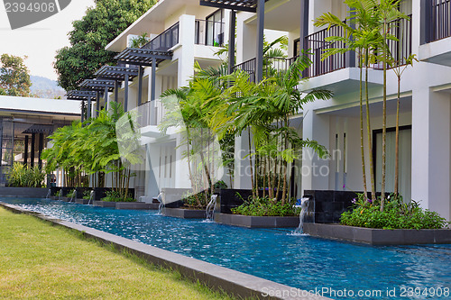 Image of Swimming pool in spa resort