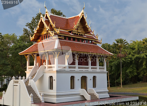 Image of beautiful little Thai temple