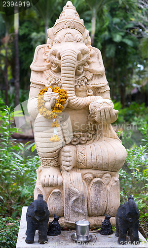 Image of Thai religious figure in the guise of an elephant