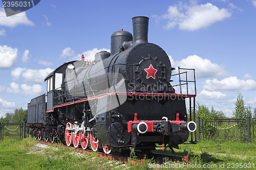 Image of Typical Russian locomotive twenties of the last century