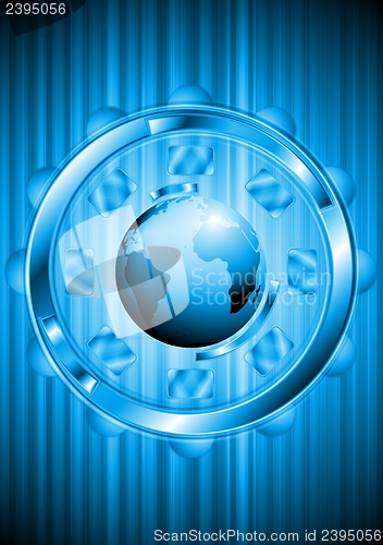 Image of Bright hi-tech vector background